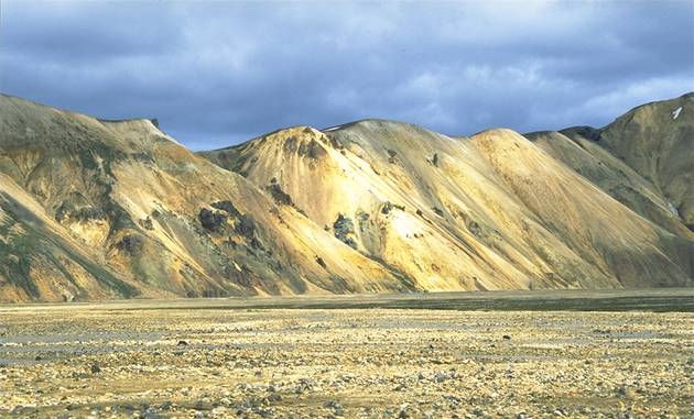 Coloured hills at Landmannalaugar