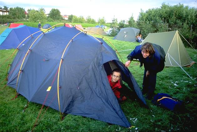 Camping site of Reykjavík