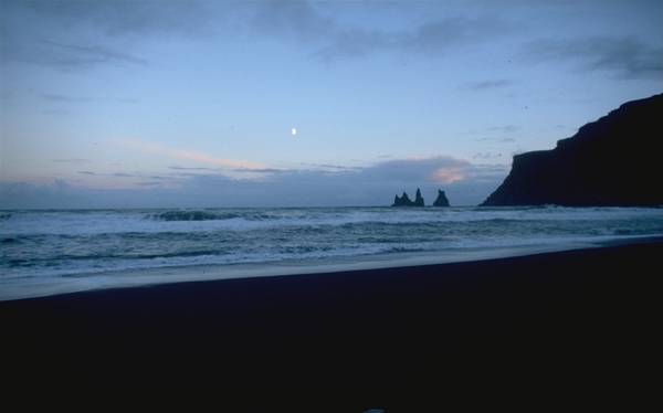 Reynisdrangar at evening