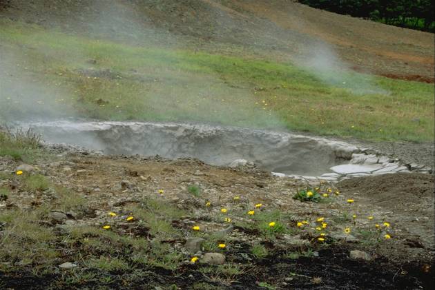 Hot spring near Hverageri