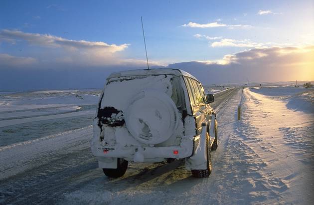 On the way to lake Mývatn