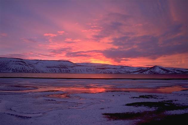 Sonnenaufgang am Kleifarvatn