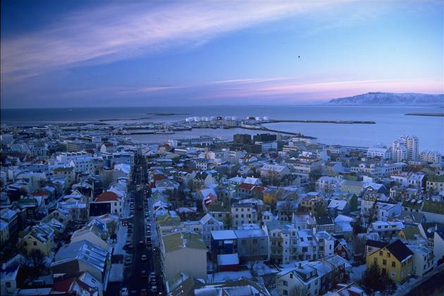 Blick von der Hallgrmskirche