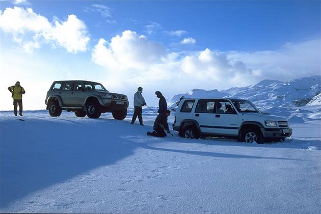 Anfahrt zum Gletscher